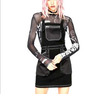 Current Mood Prime Delirium Overall Dress 🔥